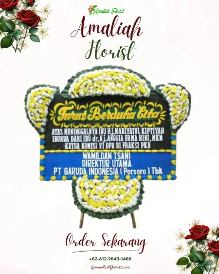 Papan Bunga Duka Kaleng